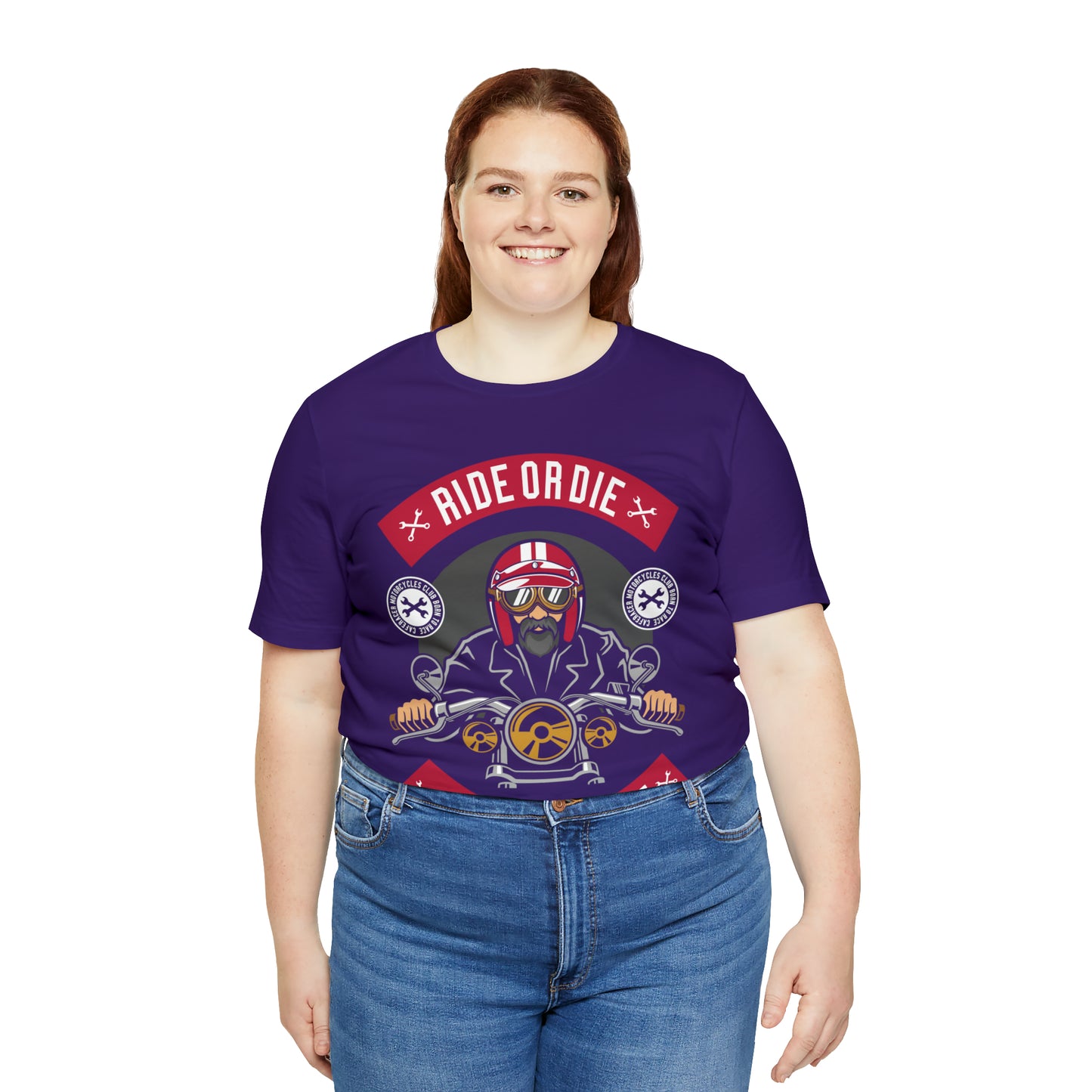 BIKER LIFESTYLE - Ride or Die - Unisex Jersey Short Sleeve Tee