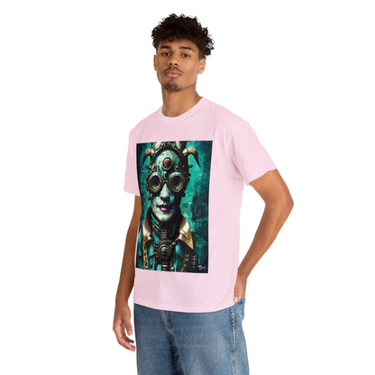 CYBER-STEAMPUNK LORD - Airt on a Shirt  - Unisex Heavy Cotton Tee - AUS