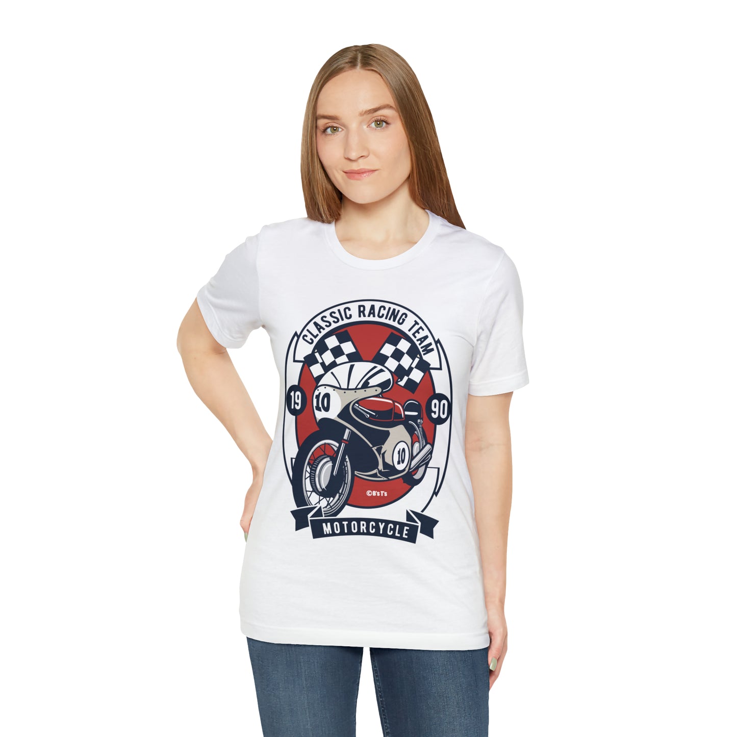 CLASSIC MOTORCYCLE RACING TEAM - Unisex Jersey Short Sleeve Tee