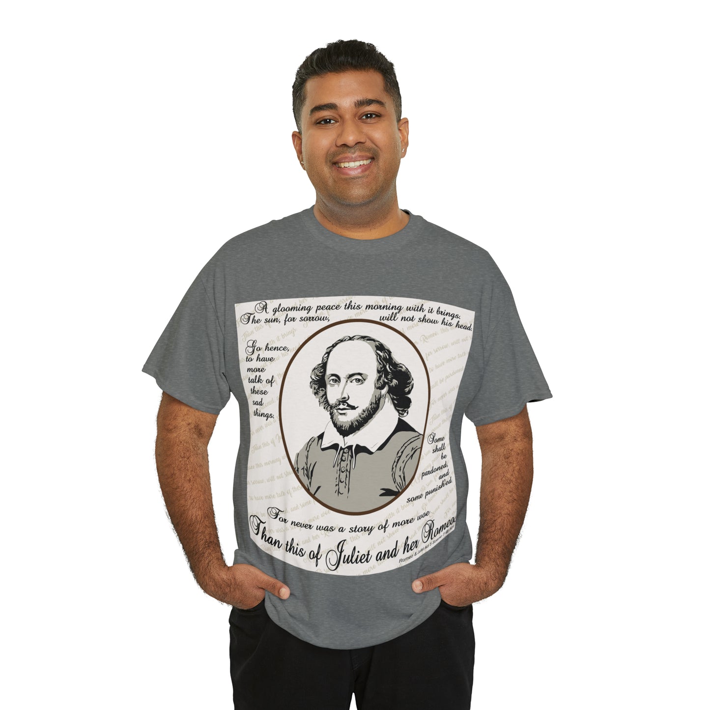 No Greater Tale of Woe... Juliet & Romeo.- Unisex Heavy Cotton Tee