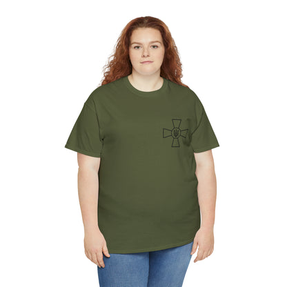 ZELENSKY SIGNATURE MILITARY GREEN T-SHIRT - Unisex Heavy Cotton Tee