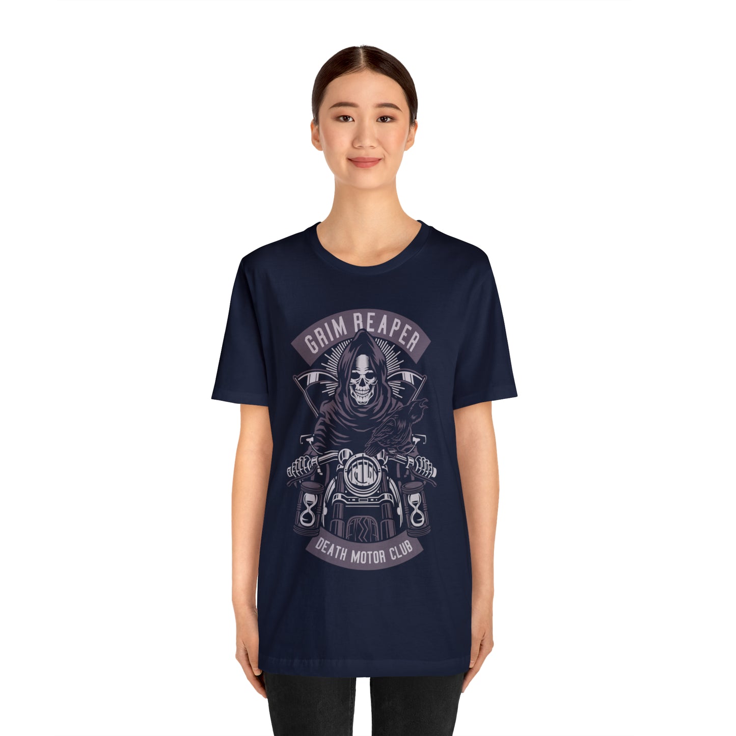 GRIM REAPER Moto Club - Unisex Jersey Short Sleeve Tee