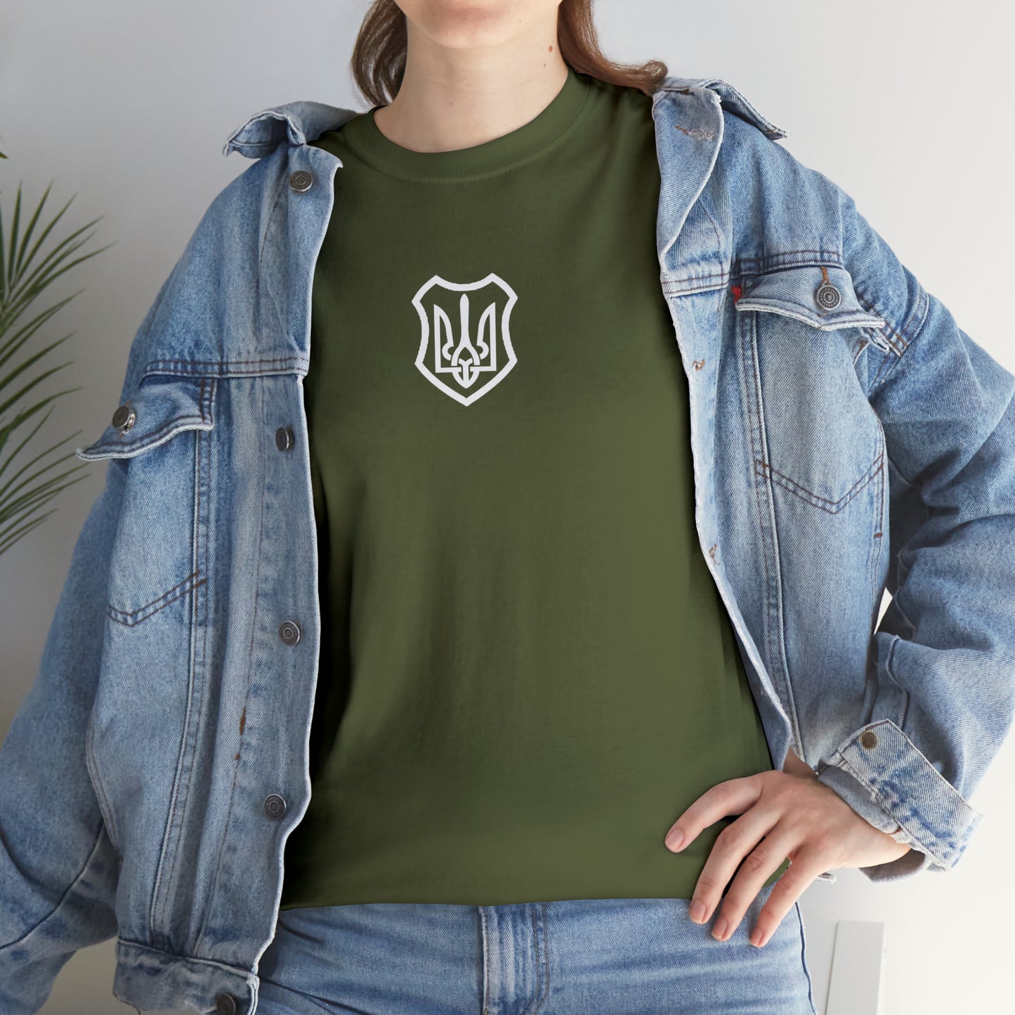 ICONIC UKRAINIAN TRIDENT T-SHIRT - Unisex Heavy Cotton Tee - AUS