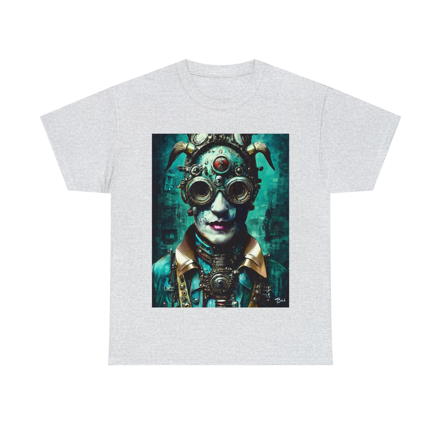 CYBER-STEAMPUNK LORD - Airt on a Shirt  - Unisex Heavy Cotton Tee - AUS
