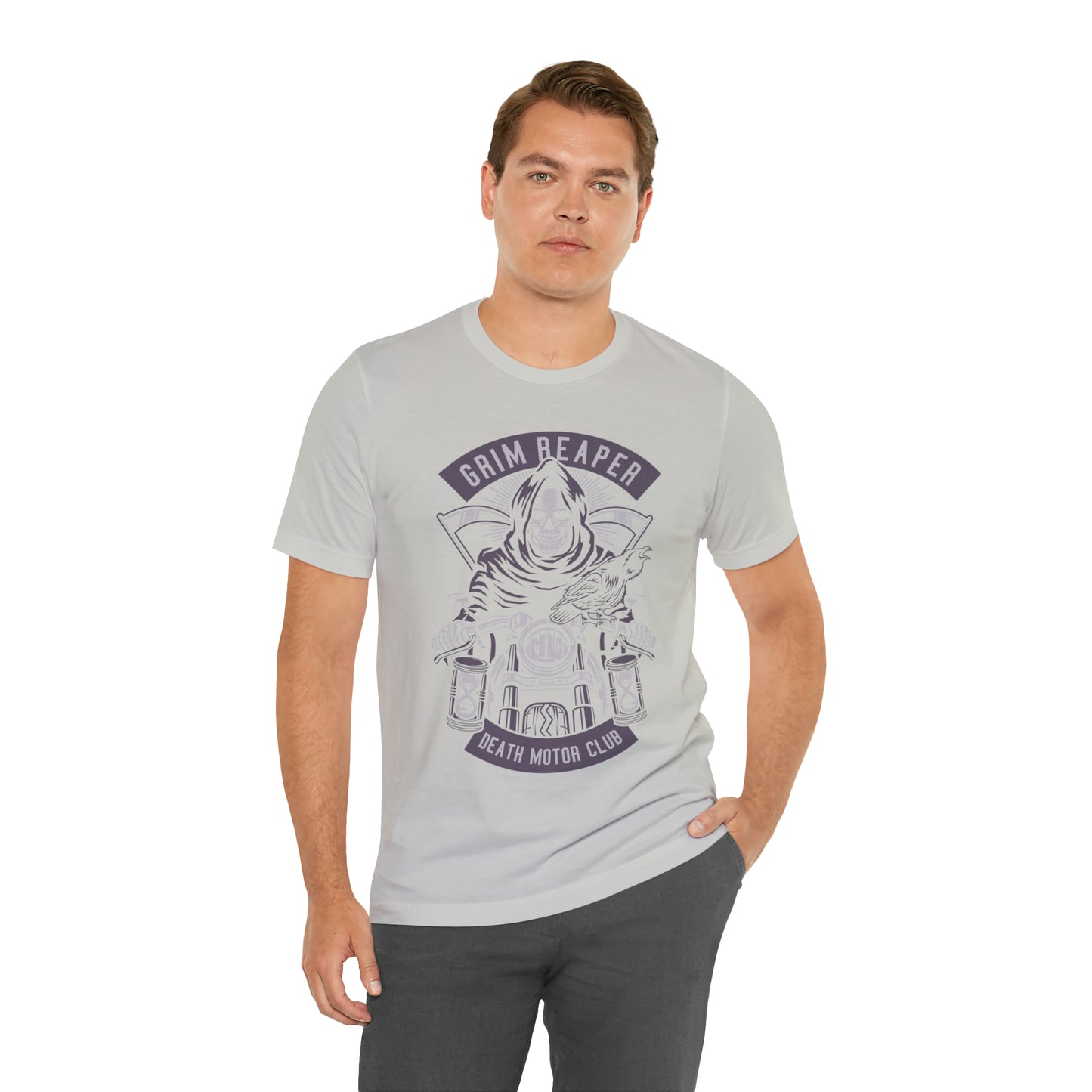 GRIM REAPER Moto Club - Unisex Jersey Short Sleeve Tee