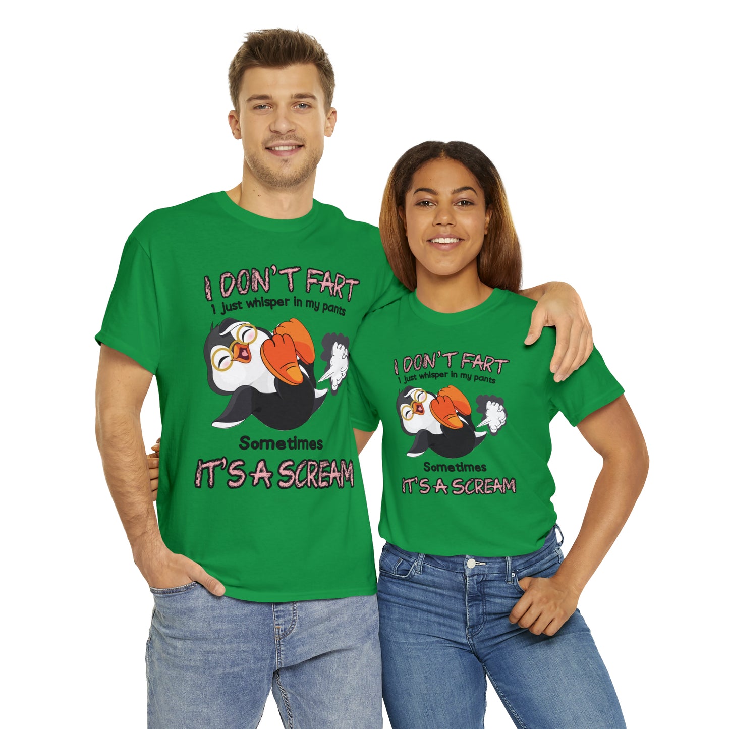 I DON'T FA*T - Funny Unisex Heavy Cotton Tee - USA