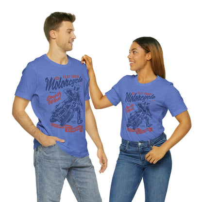 FLAT TRACK MOTORCYCLE - Unisex Jersey Short Sleeve Tee
