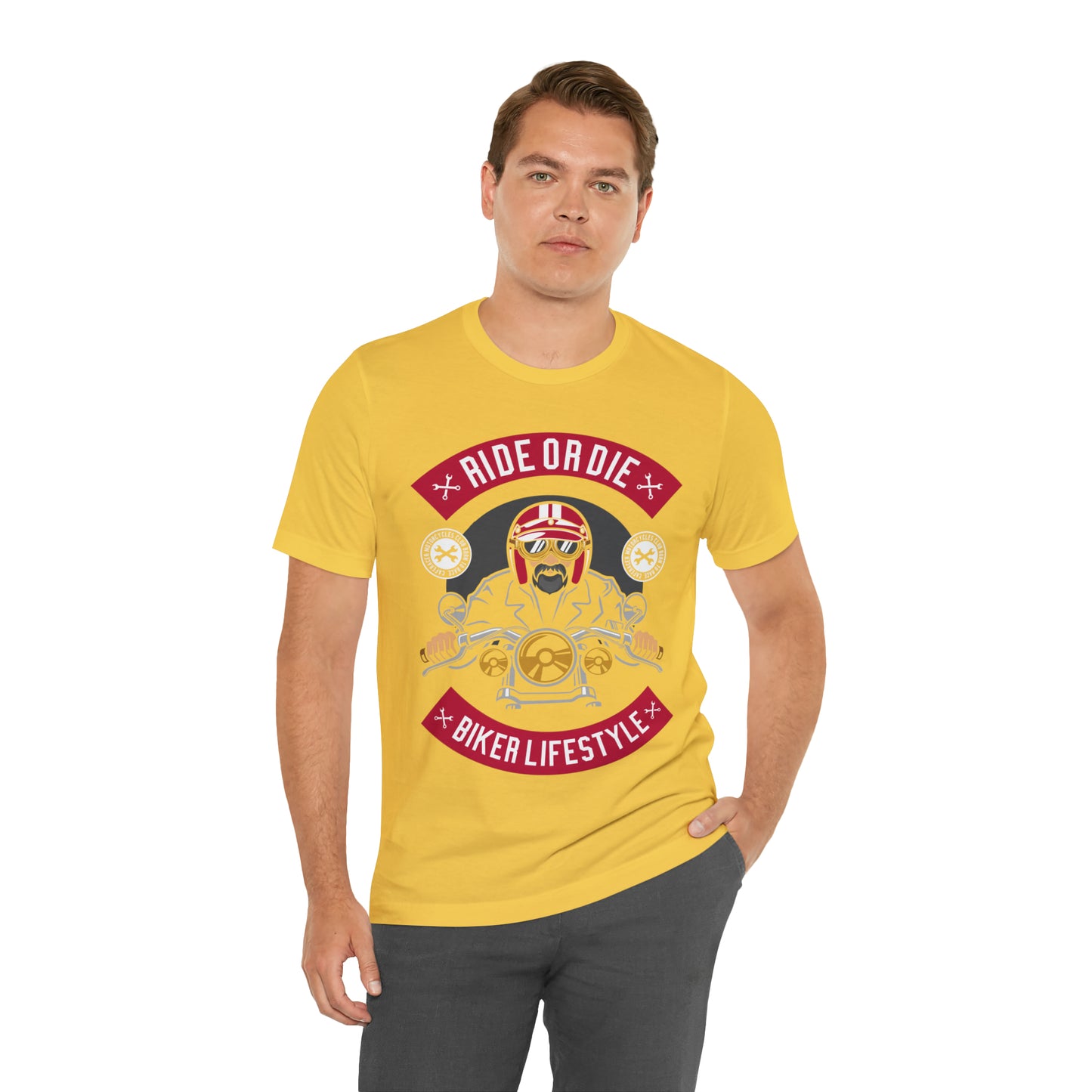 BIKER LIFESTYLE - Ride or Die - Unisex Jersey Short Sleeve Tee