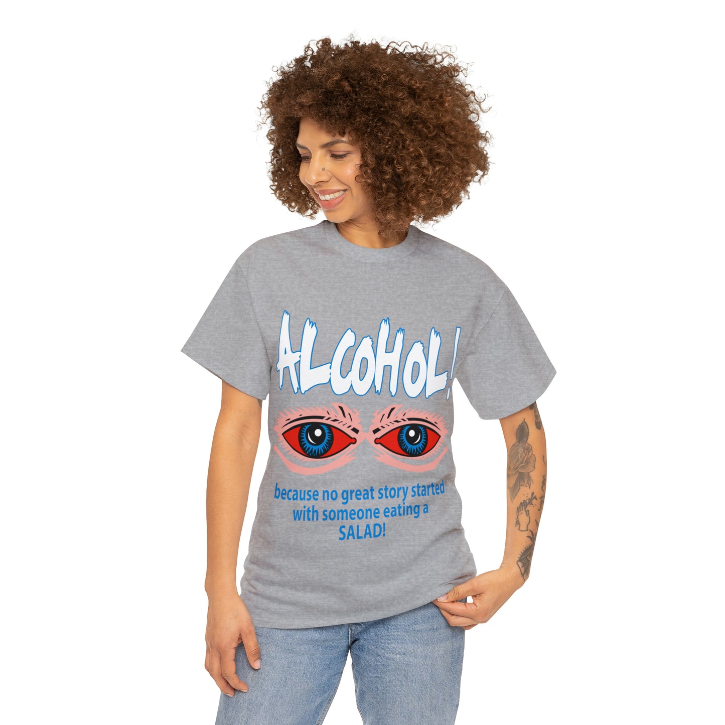 "ALC****" vs Salad - Funny Unisex Heavy Cotton Tee - AUS
