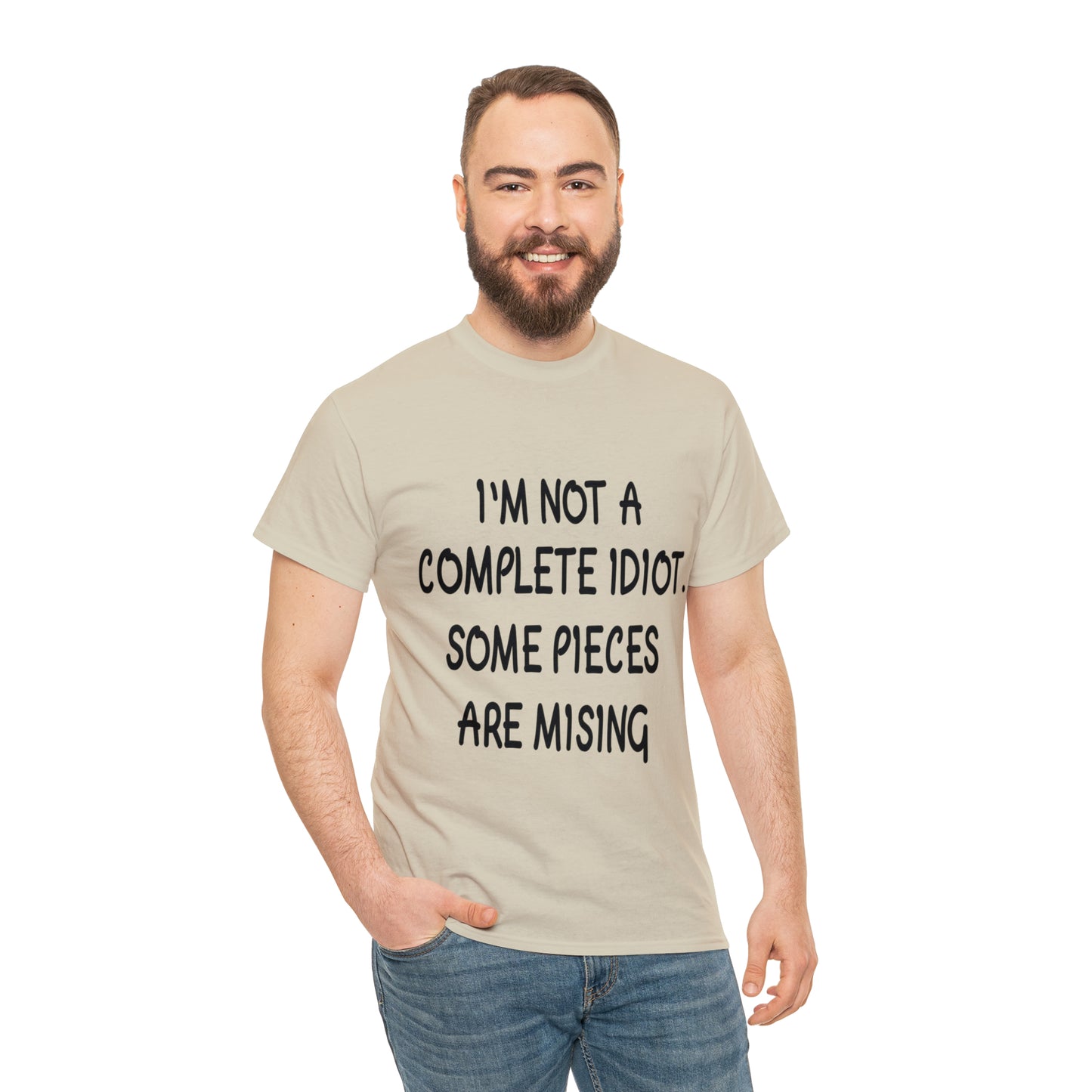 I'M NOT A COMPLETE ID*** - Unisex Heavy Cotton Tee - AUS