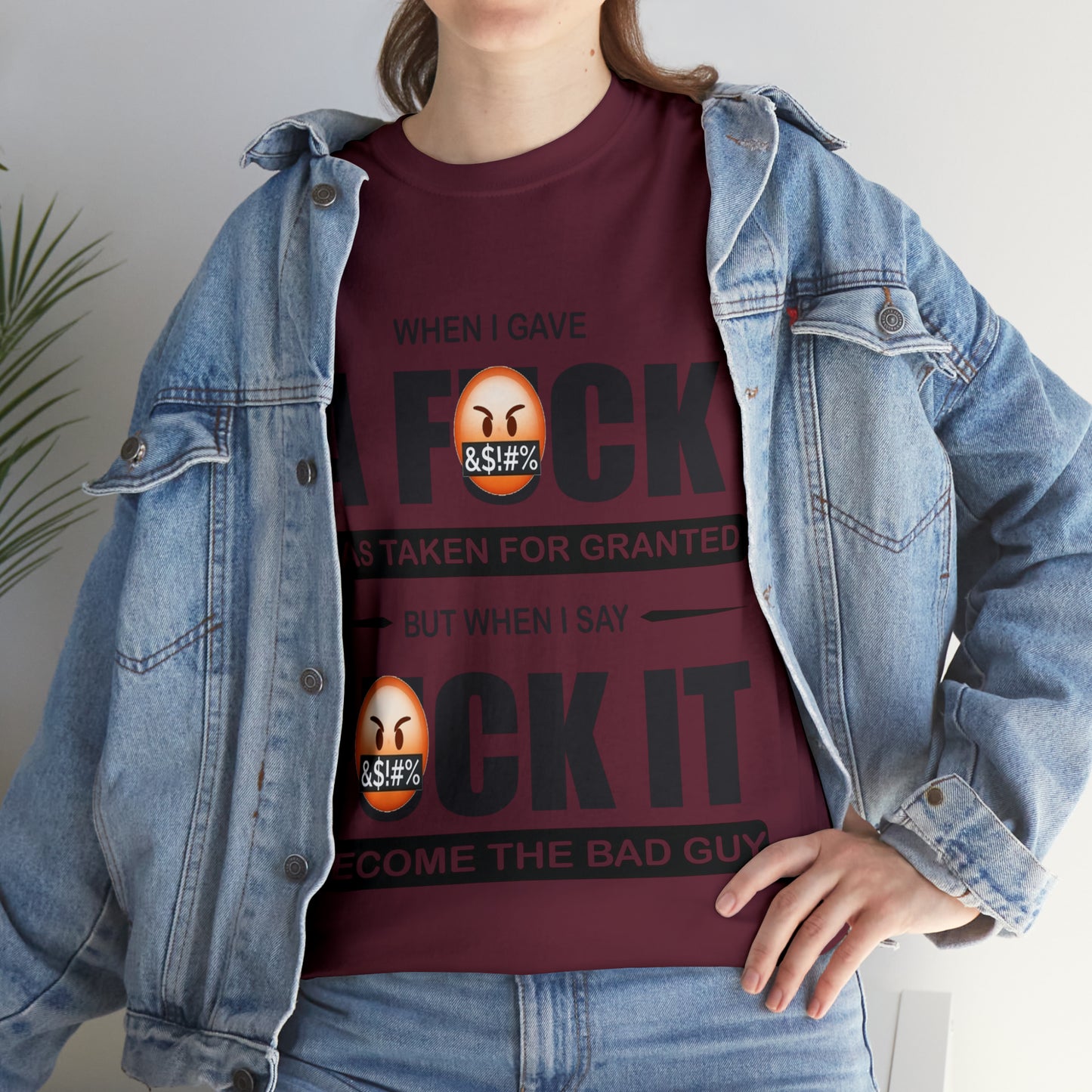 WHEN I GAVE A F***  - Funny Unisex Heavy Cotton Tee - AUS