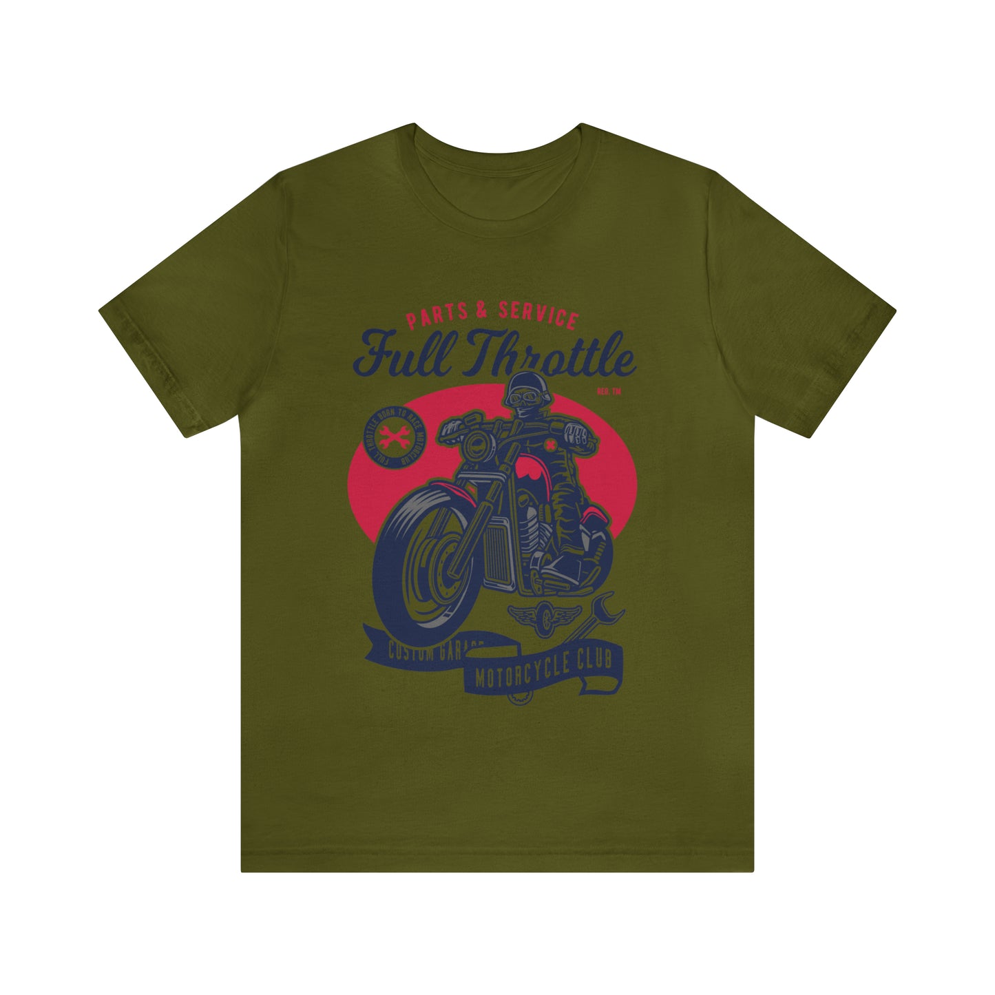 FULL THROTTLE Parts & Service - Unisex Jersey Short Sleeve Tee