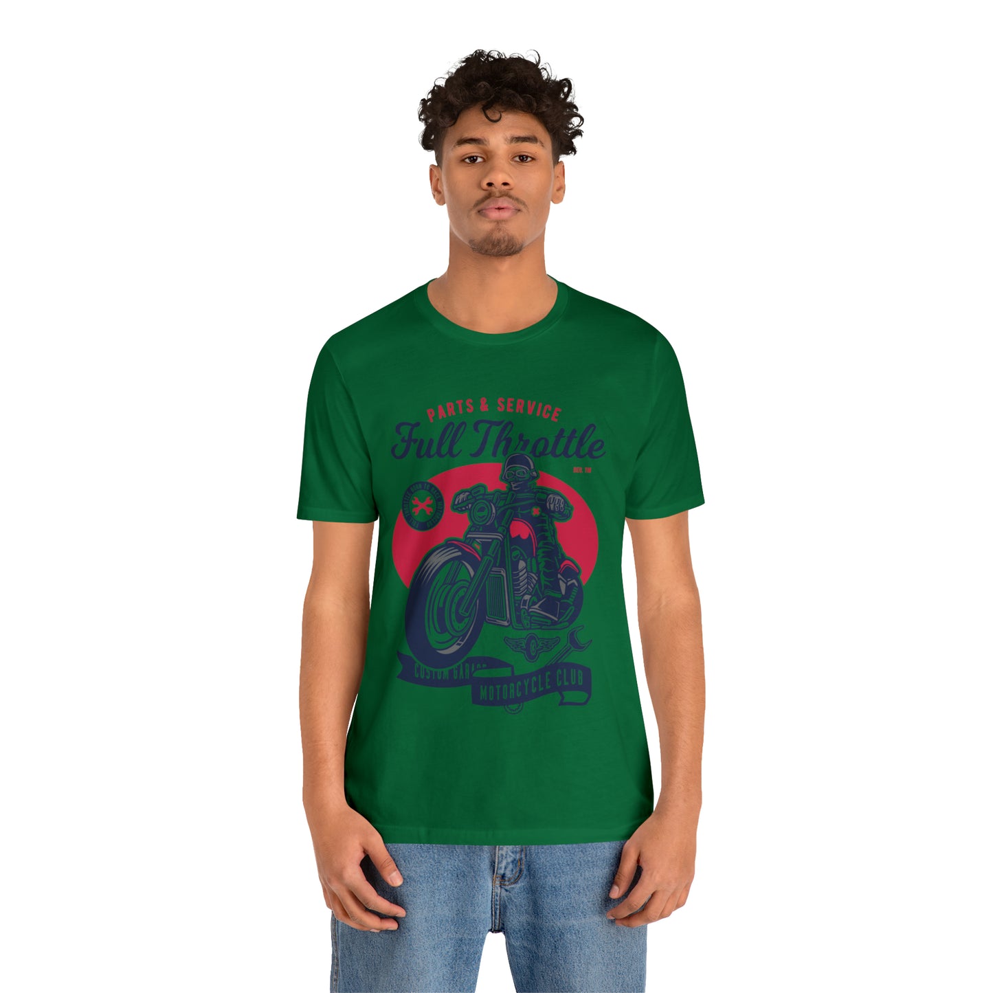 FULL THROTTLE Parts & Service - Unisex Jersey Short Sleeve Tee