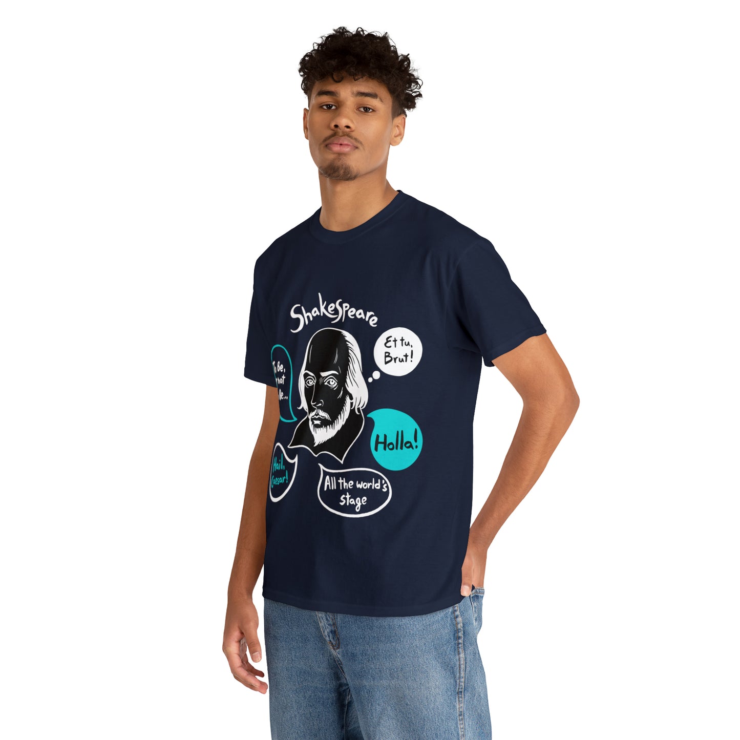 SHAKESPEARE (dark) - Unisex Heavy Cotton Tee