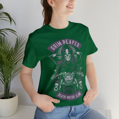GRIM REAPER Moto Club - Unisex Jersey Short Sleeve Tee