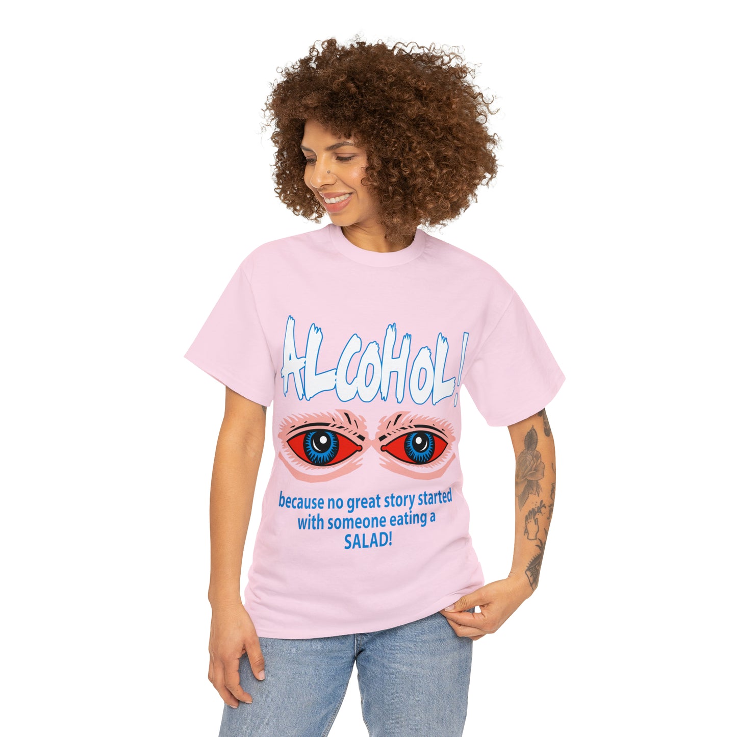 "ALC****" vs Salad - Funny Unisex Heavy Cotton Tee - AUS