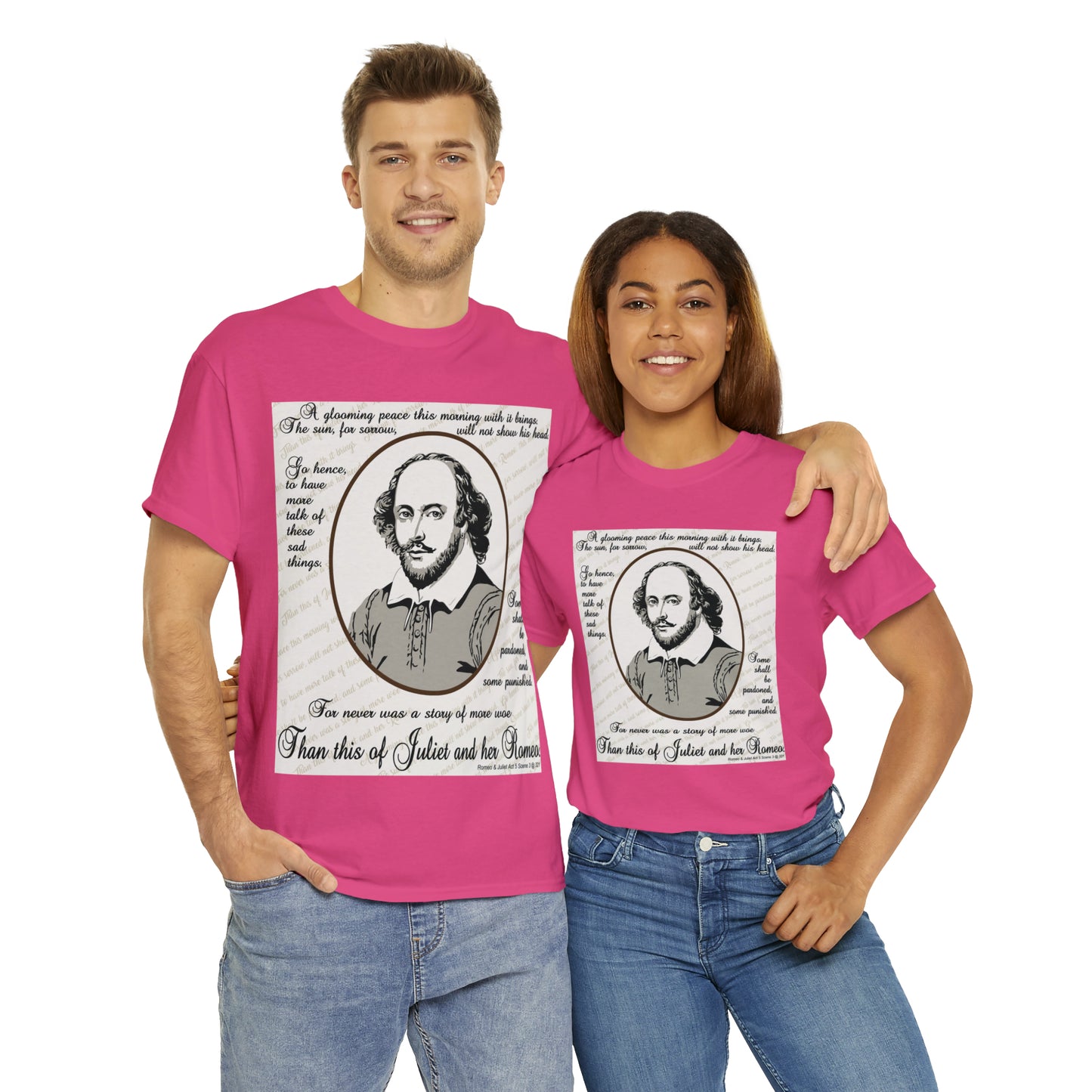 No Greater Tale of Woe... Juliet & Romeo.- Unisex Heavy Cotton Tee