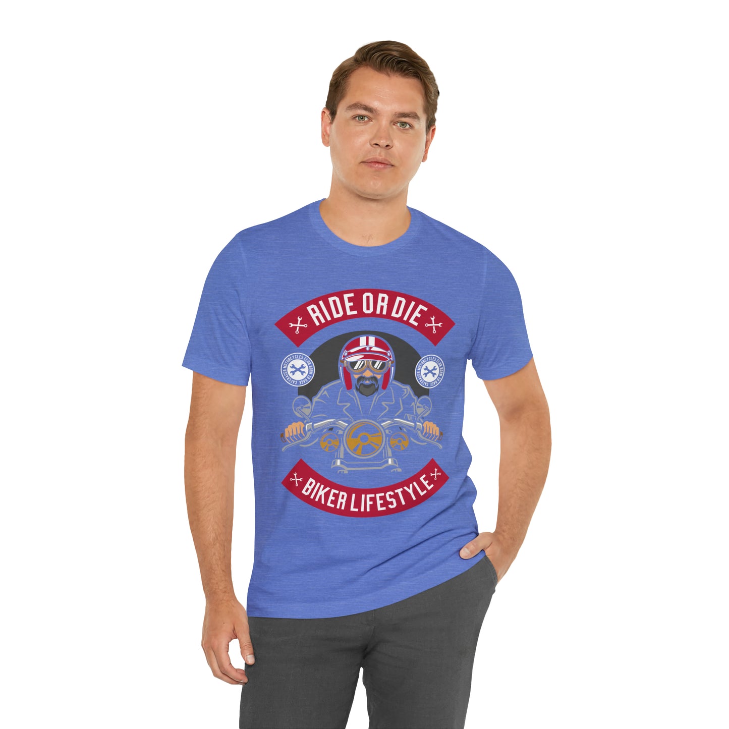 BIKER LIFESTYLE - Ride or Die - Unisex Jersey Short Sleeve Tee