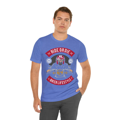 BIKER LIFESTYLE - Ride or Die - Unisex Jersey Short Sleeve Tee