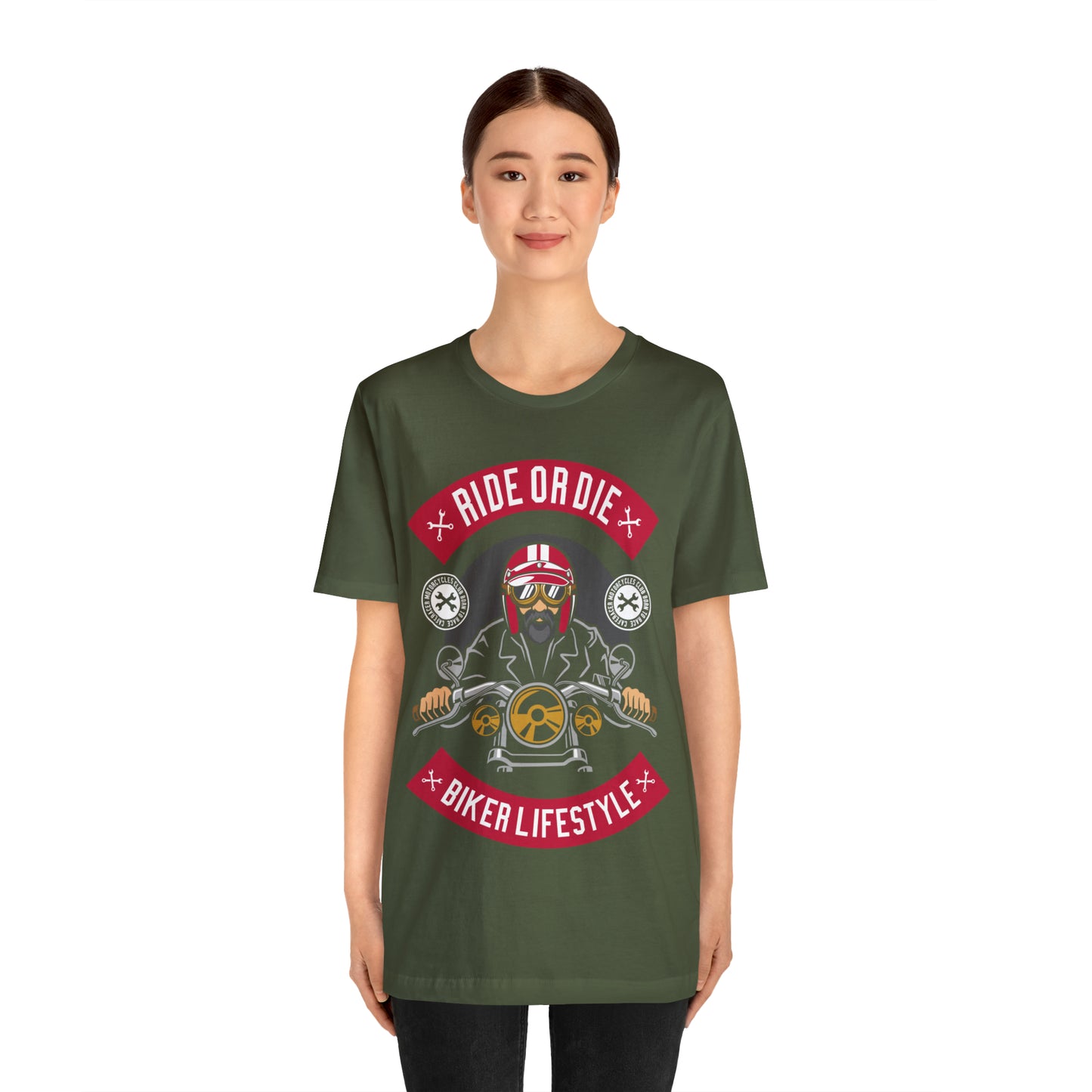BIKER LIFESTYLE - Ride or Die - Unisex Jersey Short Sleeve Tee