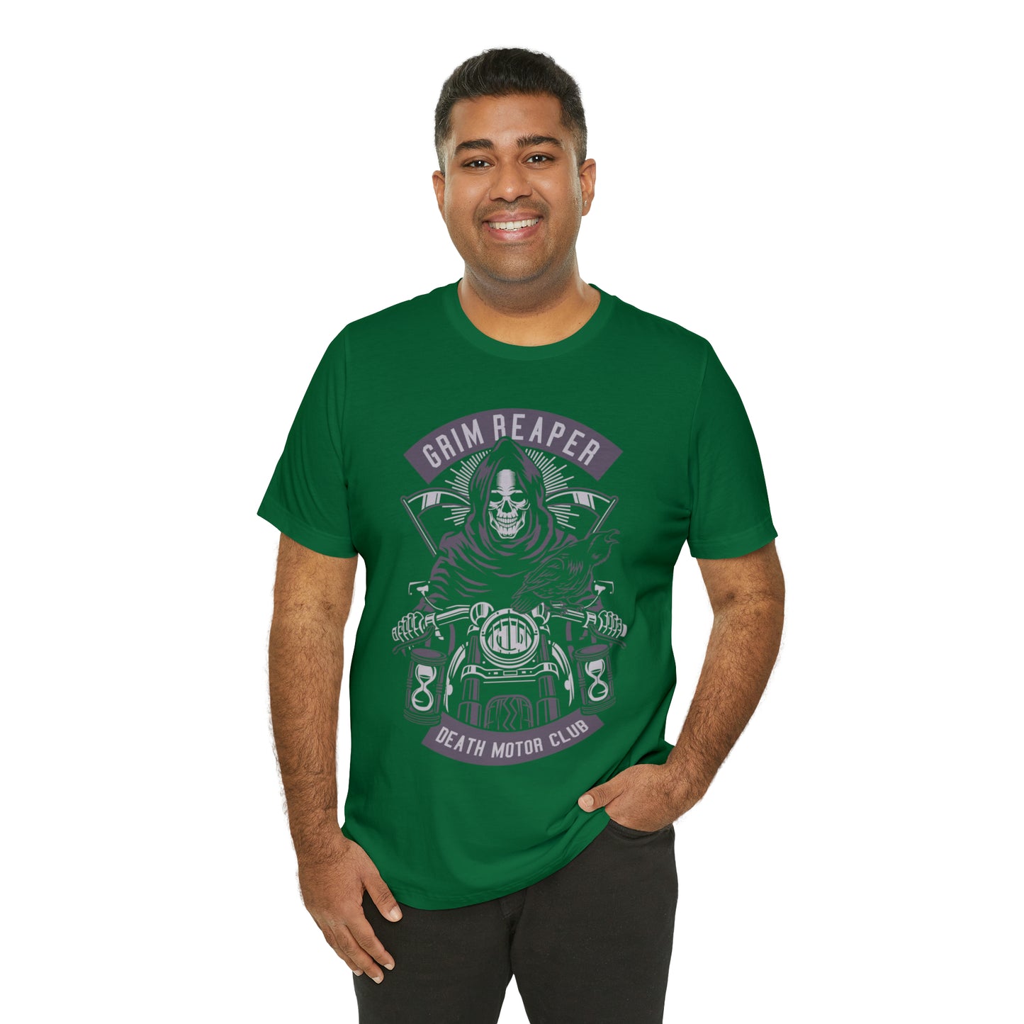 GRIM REAPER Moto Club - Unisex Jersey Short Sleeve Tee