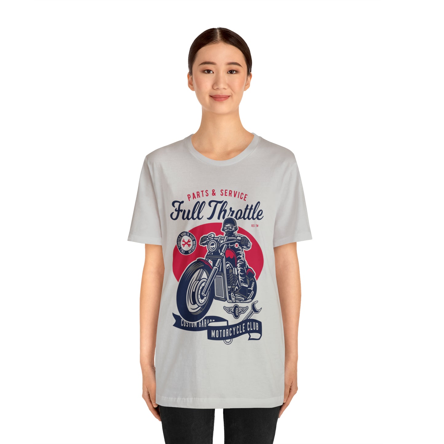 FULL THROTTLE Parts & Service - Unisex Jersey Short Sleeve Tee