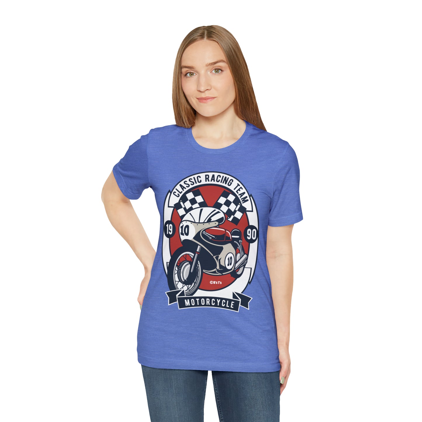 CLASSIC MOTORCYCLE RACING TEAM - Unisex Jersey Short Sleeve Tee