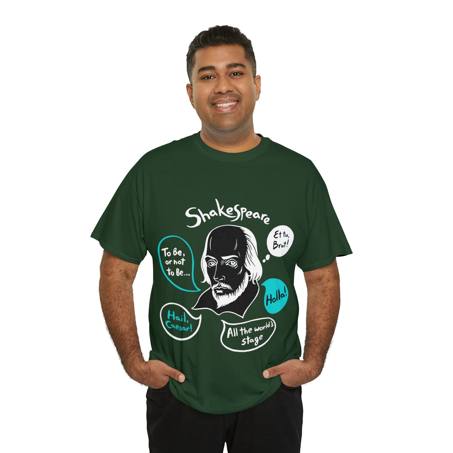 SHAKESPEARE (dark) - Unisex Heavy Cotton Tee