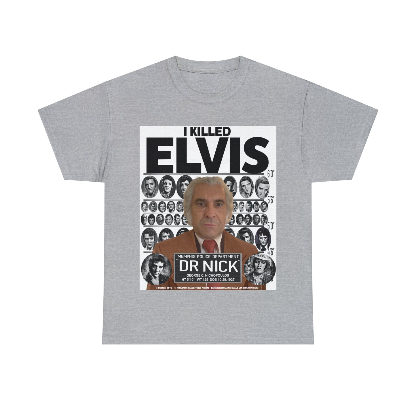 I KI**** ELVIS  - Unisex Heavy Cotton Tee - AUS