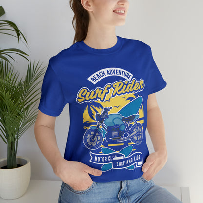 SURF RIDER - Printed in the USA - Unisex Jersey Short Sleeve Tee