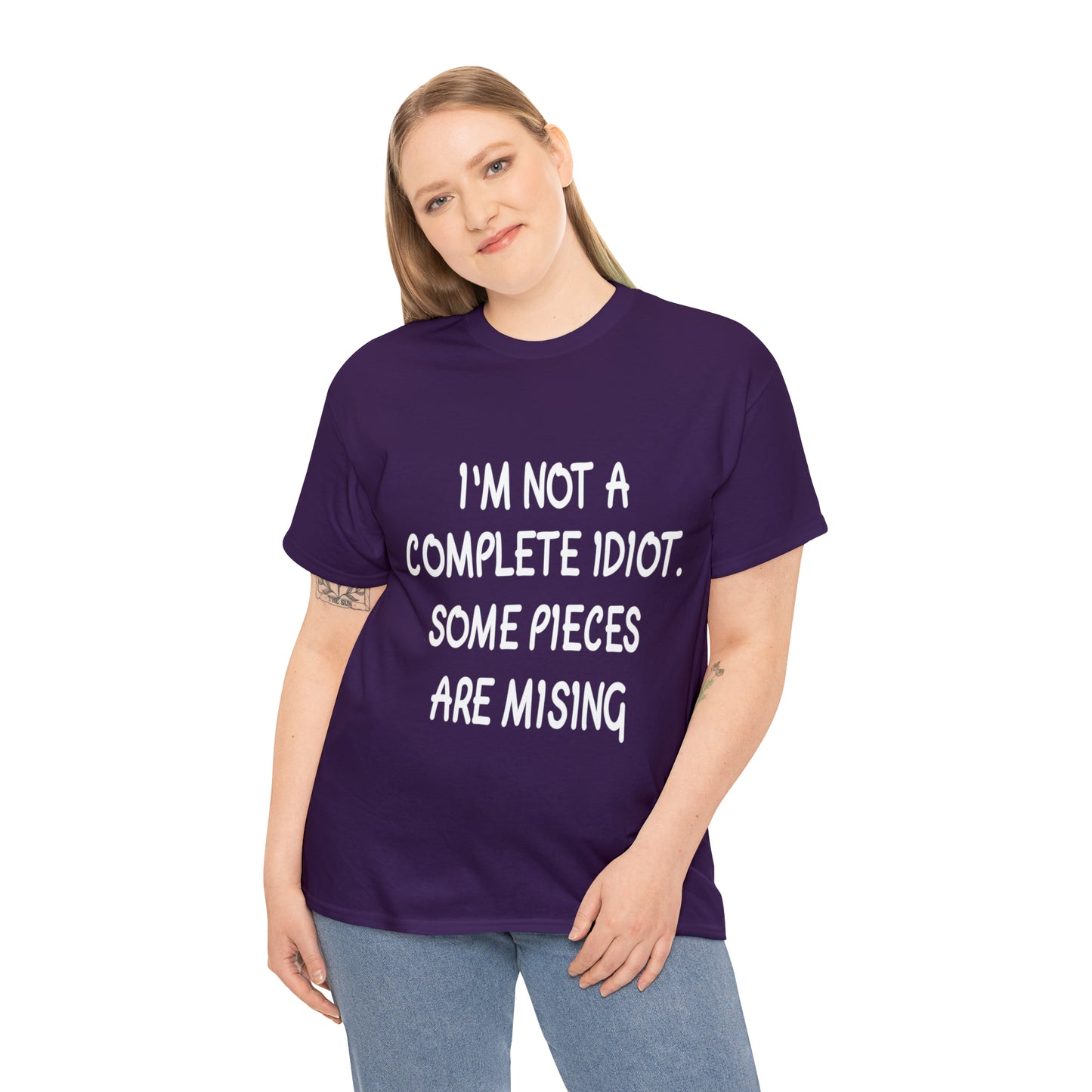 I'M NOT A COMPLETE ID***  - Unisex Heavy Cotton Tee - AUS