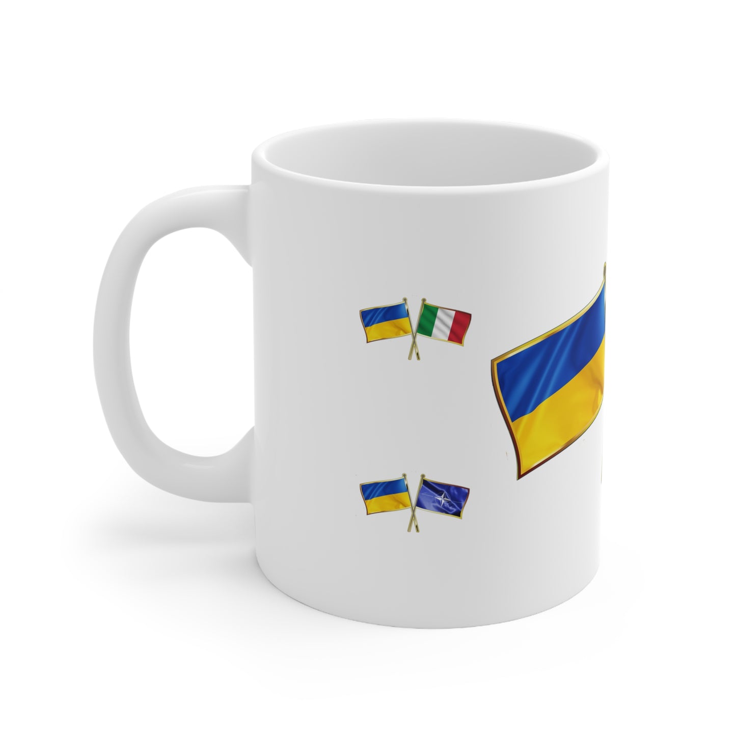 Ukrainian-Italian NATO Supporter Mug