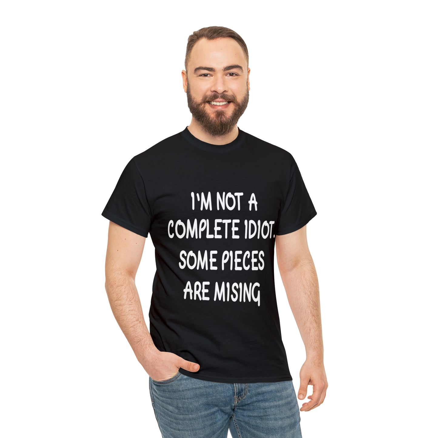 I'M NOT A COMPLETE ID***  - Unisex Heavy Cotton Tee - AUS