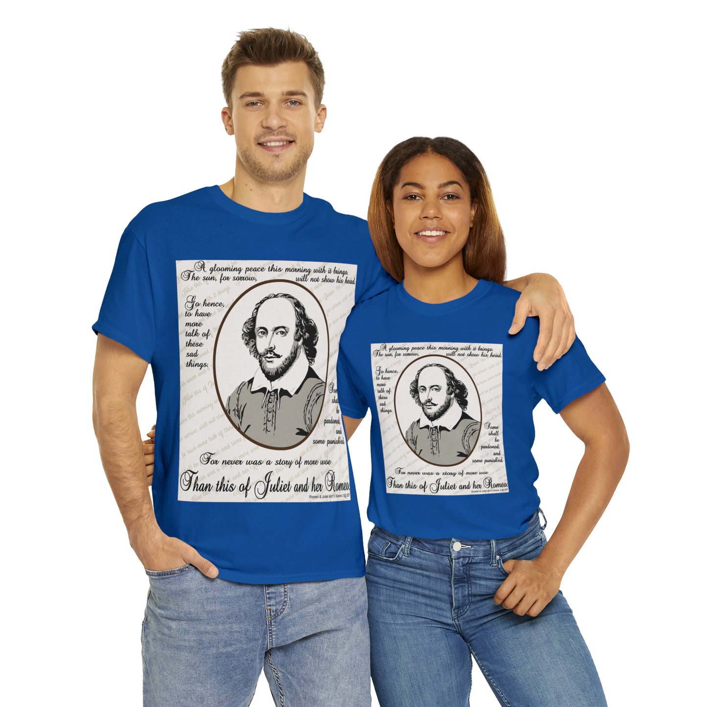 No Greater Tale of Woe... Juliet & Romeo.- Unisex Heavy Cotton Tee