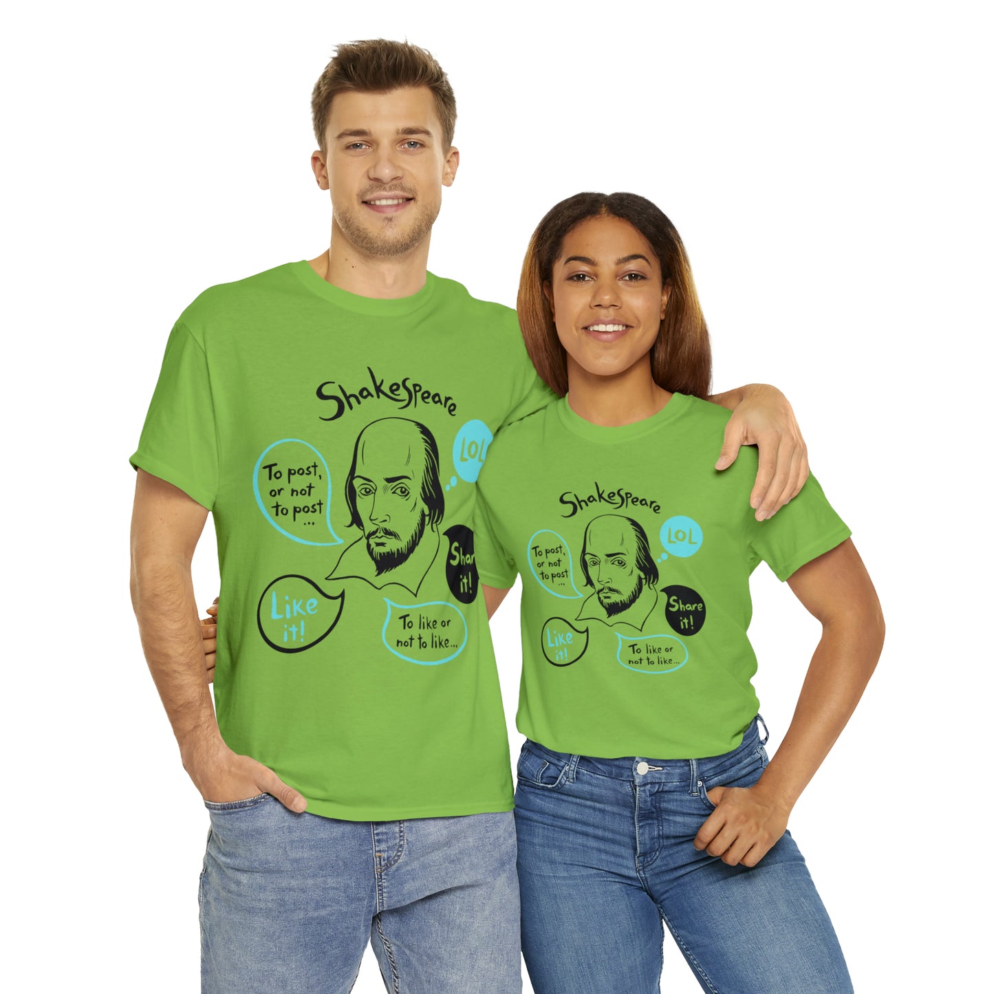 21st Century SHAKESPEARE  (light) - Unisex Heavy Cotton Tee