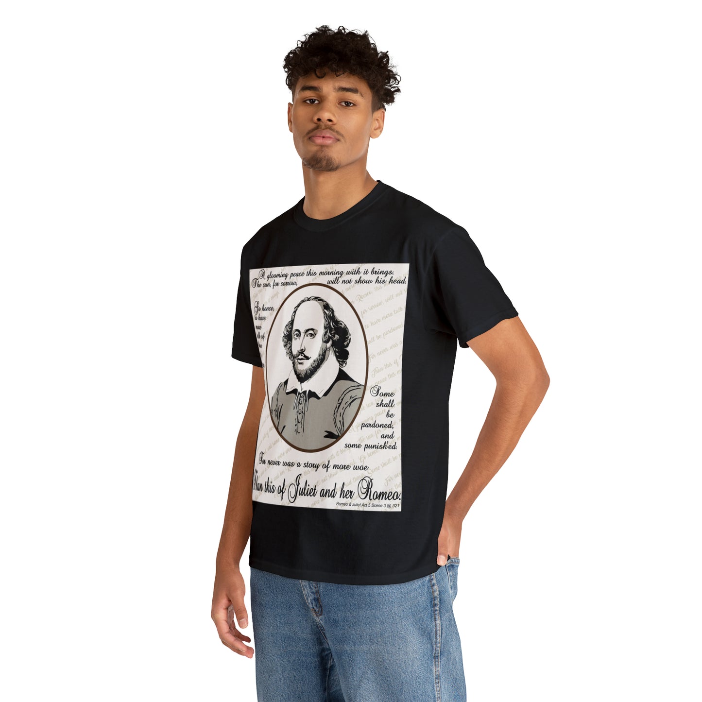 No Greater Tale of Woe... Juliet & Romeo.- Unisex Heavy Cotton Tee