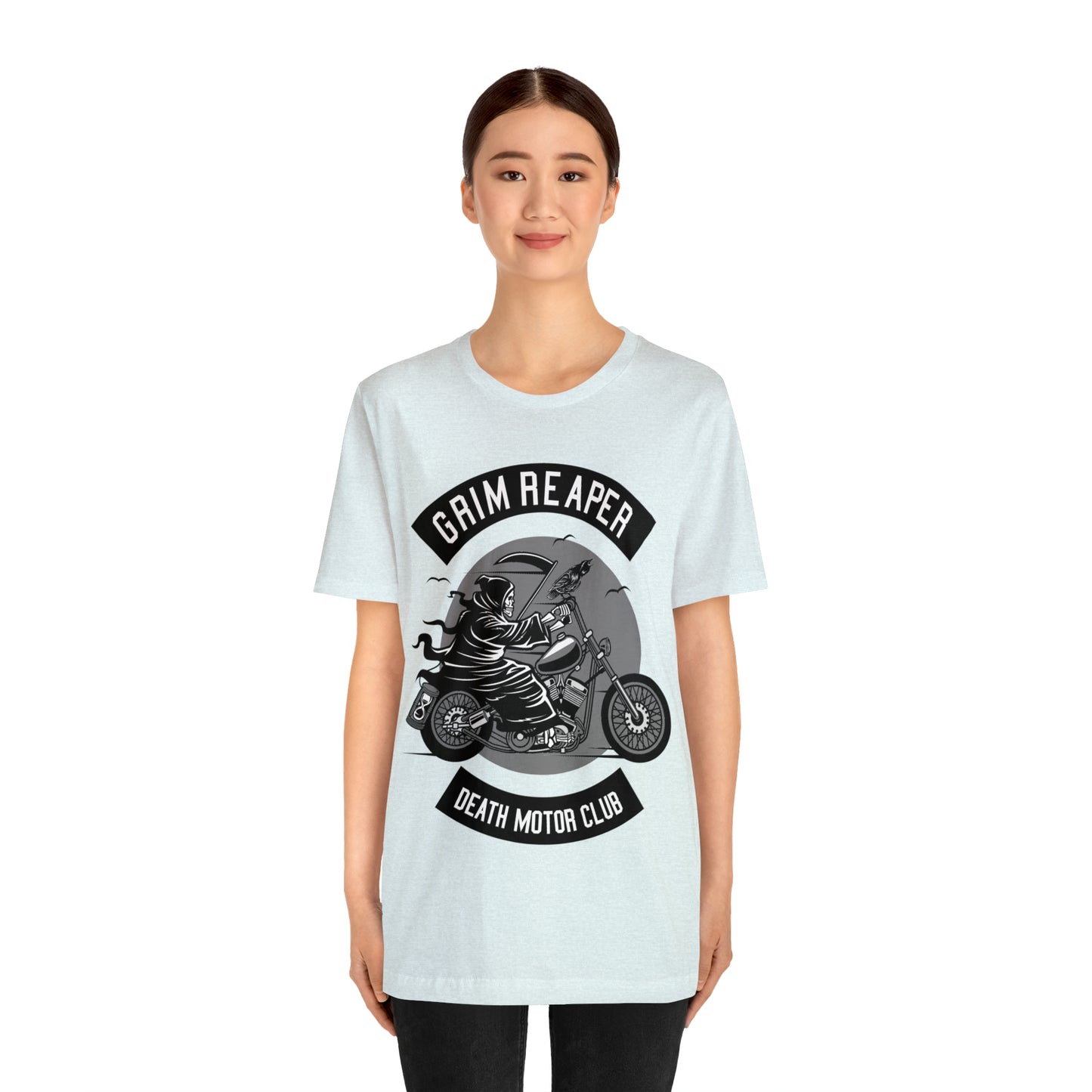 GRIM REAPER Death Motor Club - Unisex Jersey Short Sleeve Tee