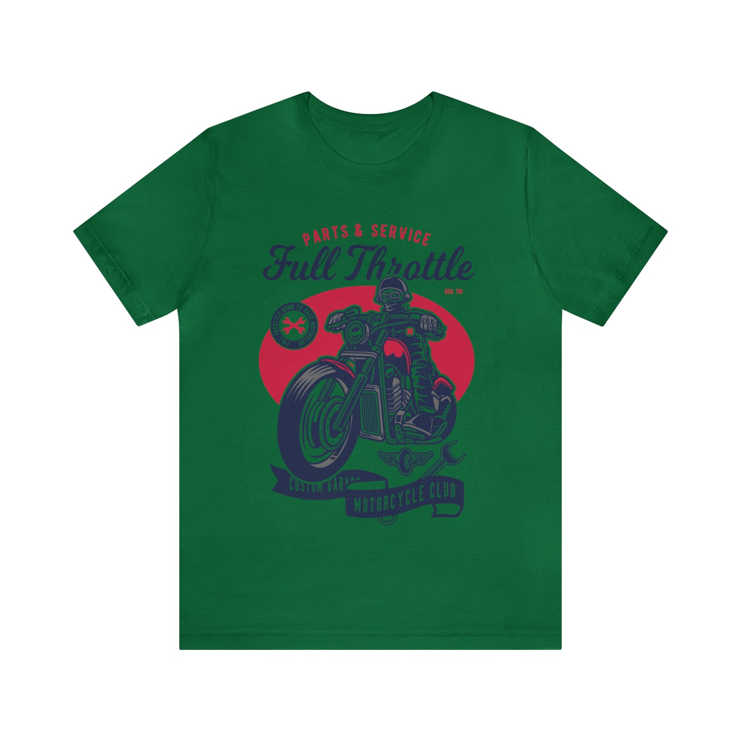 FULL THROTTLE Parts & Service - Unisex Jersey Short Sleeve Tee