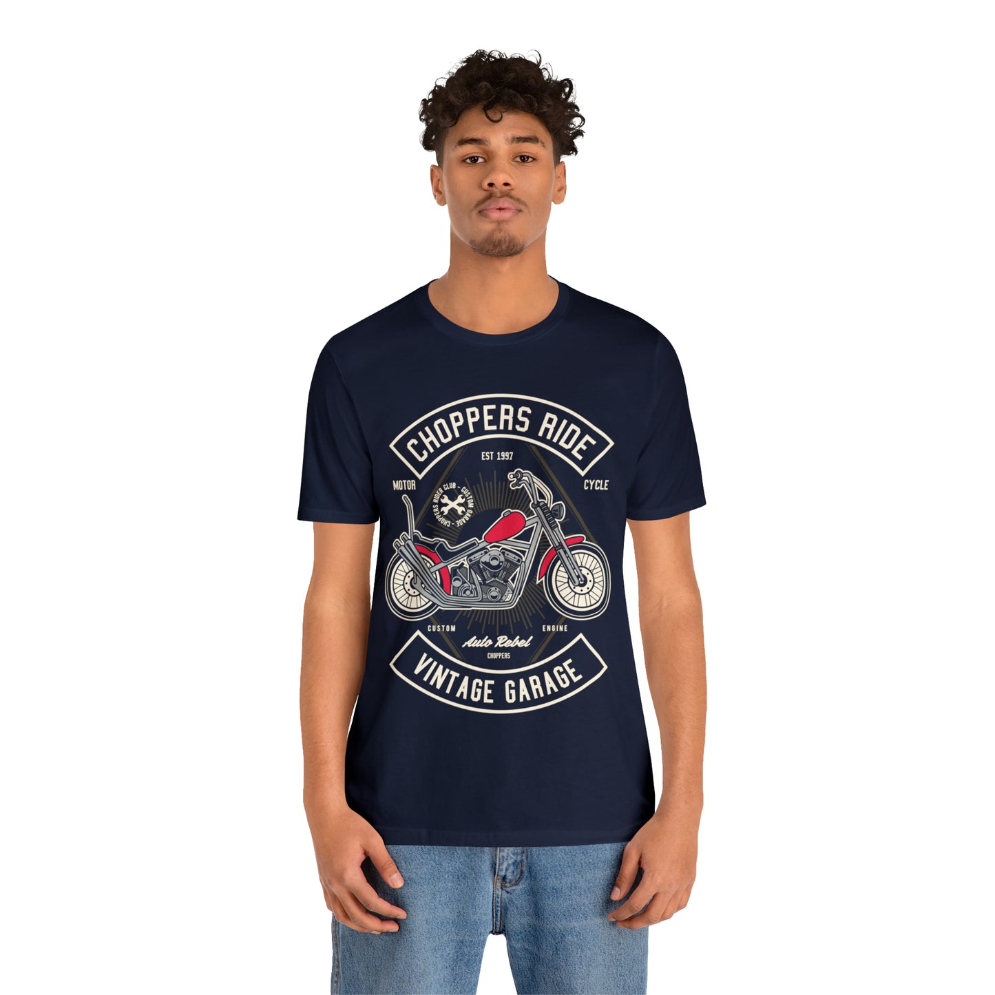 CHOPPERS RIDE Vintage Classic - Unisex Jersey Short Sleeve Tee