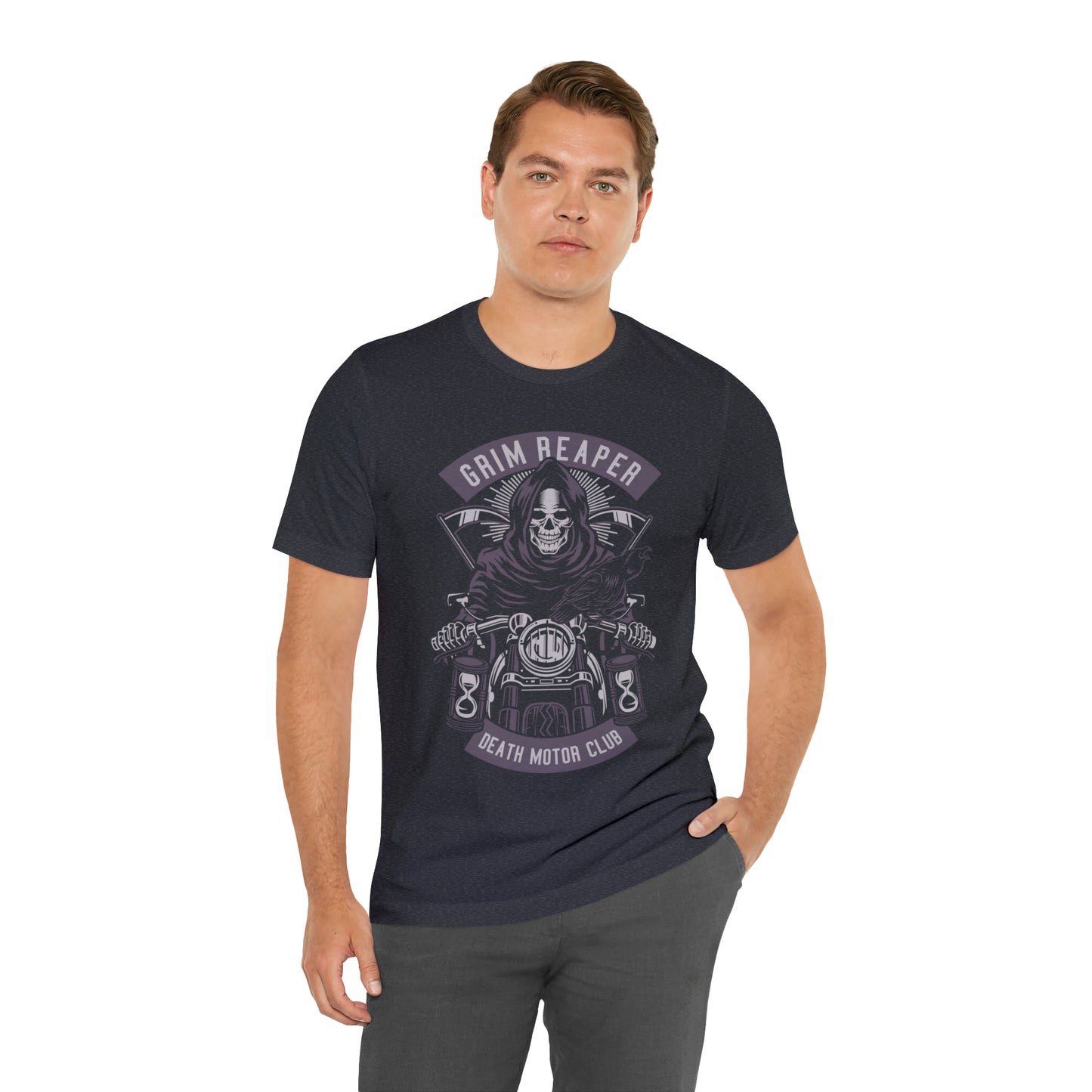 GRIM REAPER Moto Club - Unisex Jersey Short Sleeve Tee