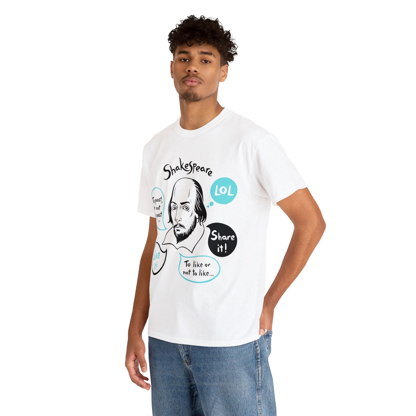 21st Century SHAKESPEARE  (light) - Unisex Heavy Cotton Tee