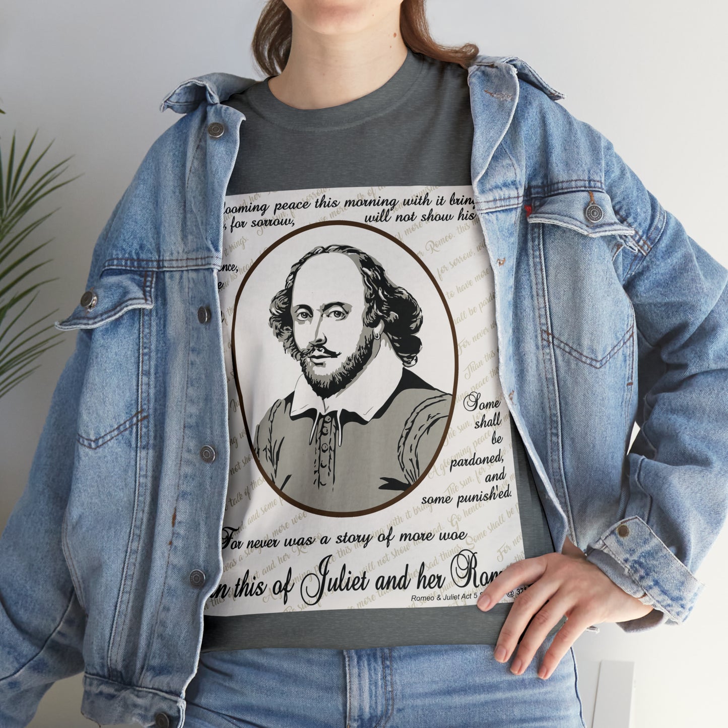 No Greater Tale of Woe... Juliet & Romeo.- Unisex Heavy Cotton Tee