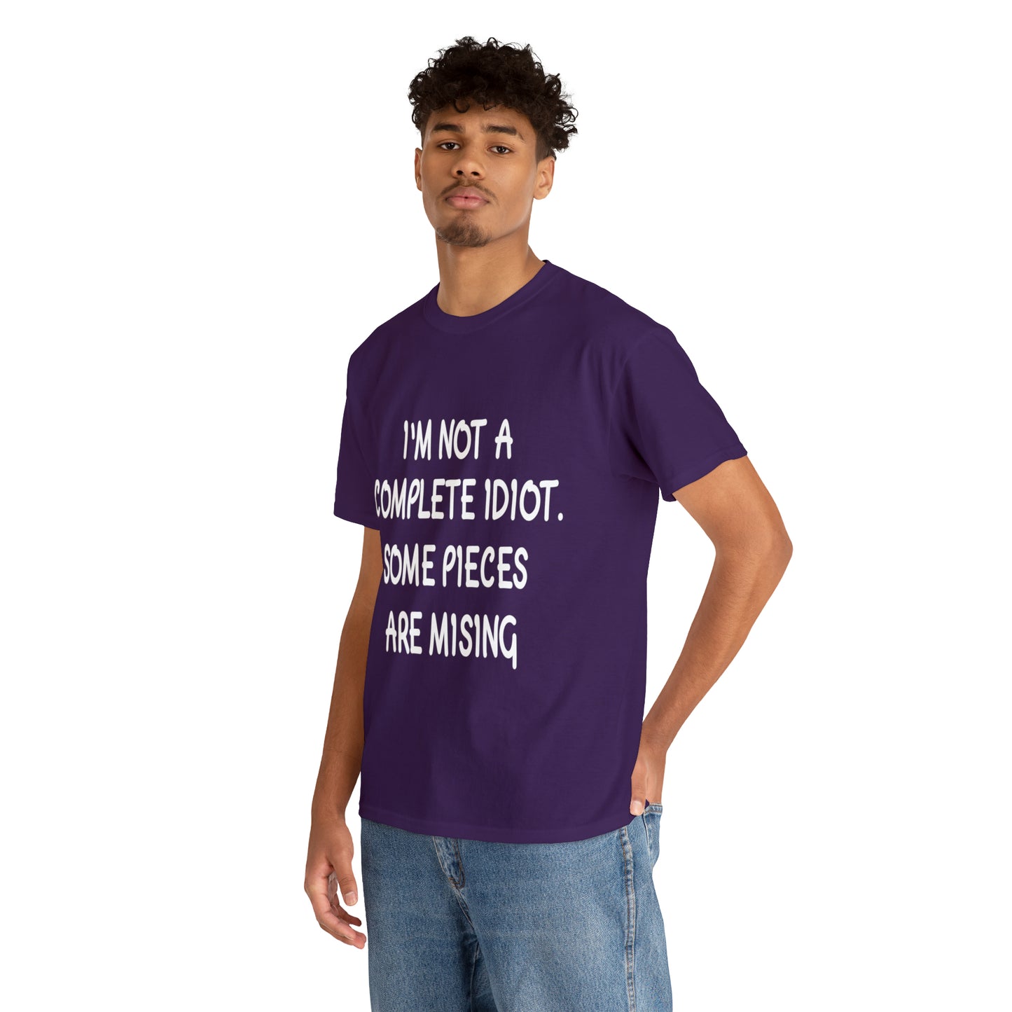 I'M NOT A COMPLETE ID***  - Unisex Heavy Cotton Tee - AUS