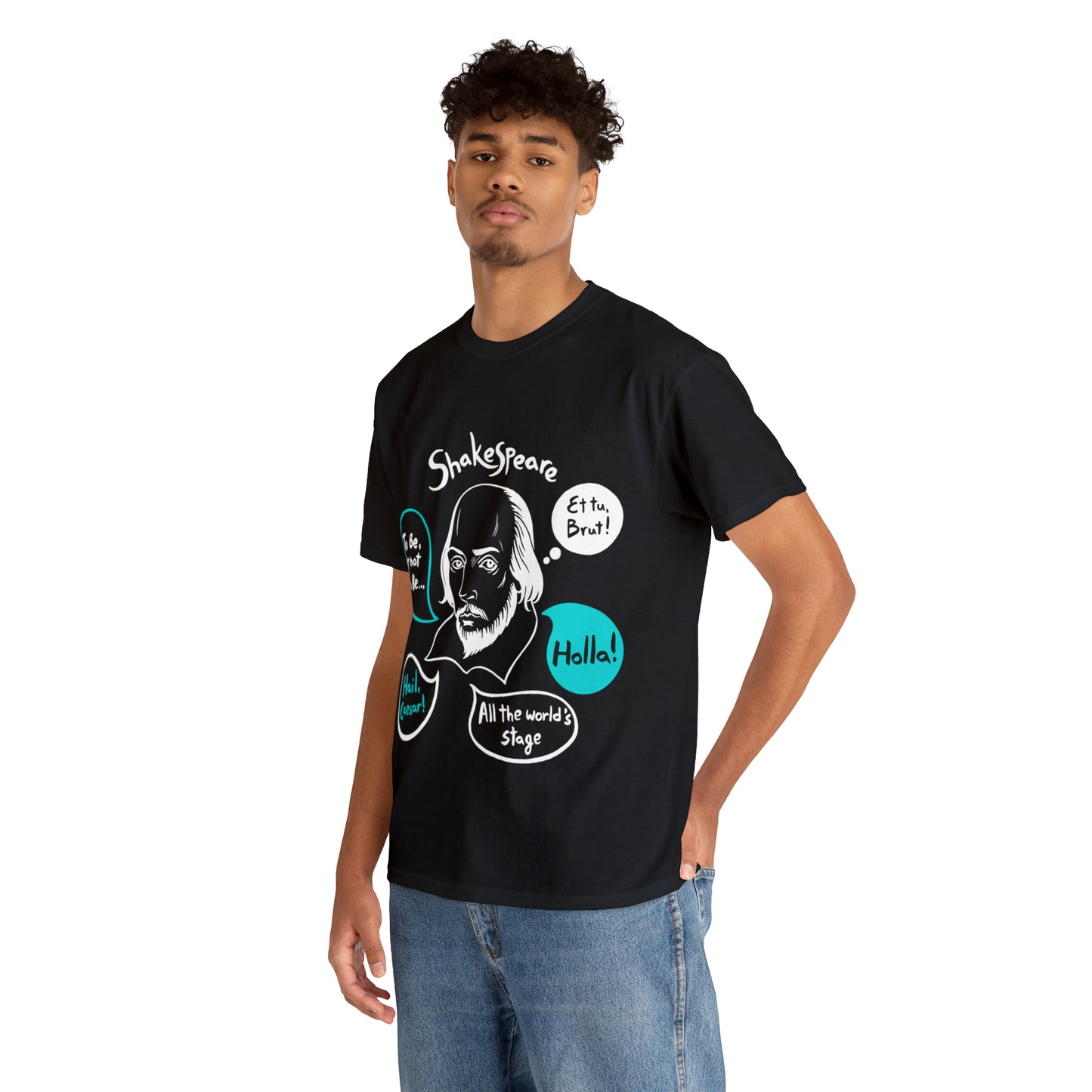 SHAKESPEARE (dark) - Unisex Heavy Cotton Tee
