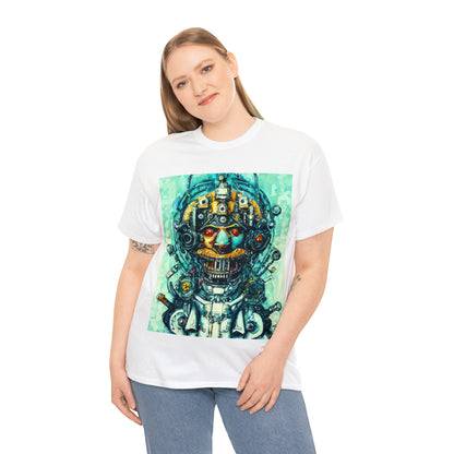 CYBERPUNK STEAMPUNK AUTON - Airt on a Shirt  - Unisex Heavy Cotton Tee - AUS