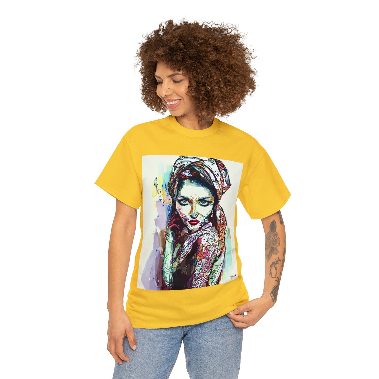 EASTERN BEAUTY - Airt on a Shirt  - Unisex Heavy Cotton Tee - AUS