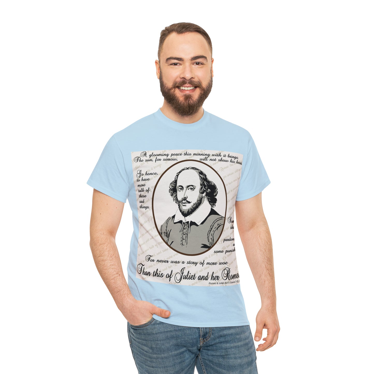 No Greater Tale of Woe... Juliet & Romeo.- Unisex Heavy Cotton Tee