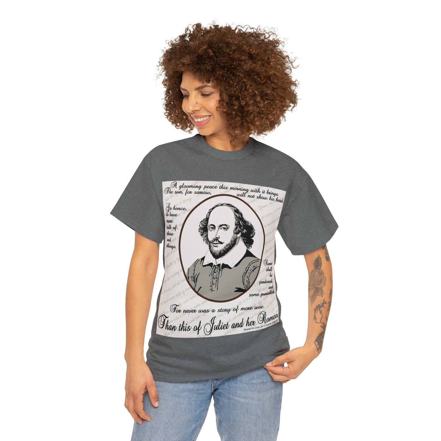 No Greater Tale of Woe... Juliet & Romeo.- Unisex Heavy Cotton Tee
