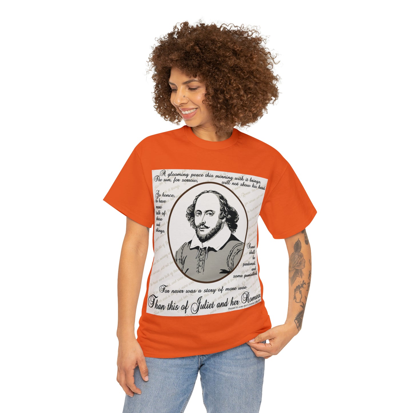 No Greater Tale of Woe... Juliet & Romeo.- Unisex Heavy Cotton Tee