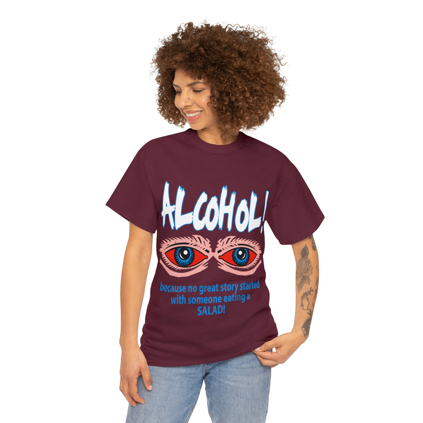"ALC****" vs Salad - Funny Unisex Heavy Cotton Tee - AUS